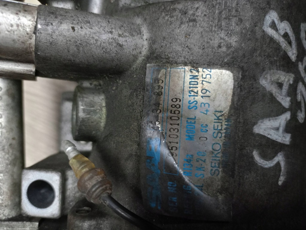 Компресор кондиціонера saab 900 4634895 Зі Шроту