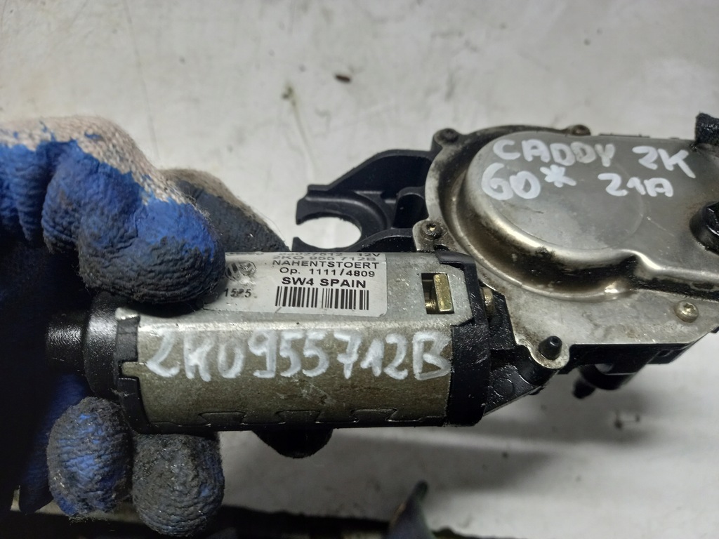 фото №5, Моторчик дворники задняя vw caddy 2k0955712b