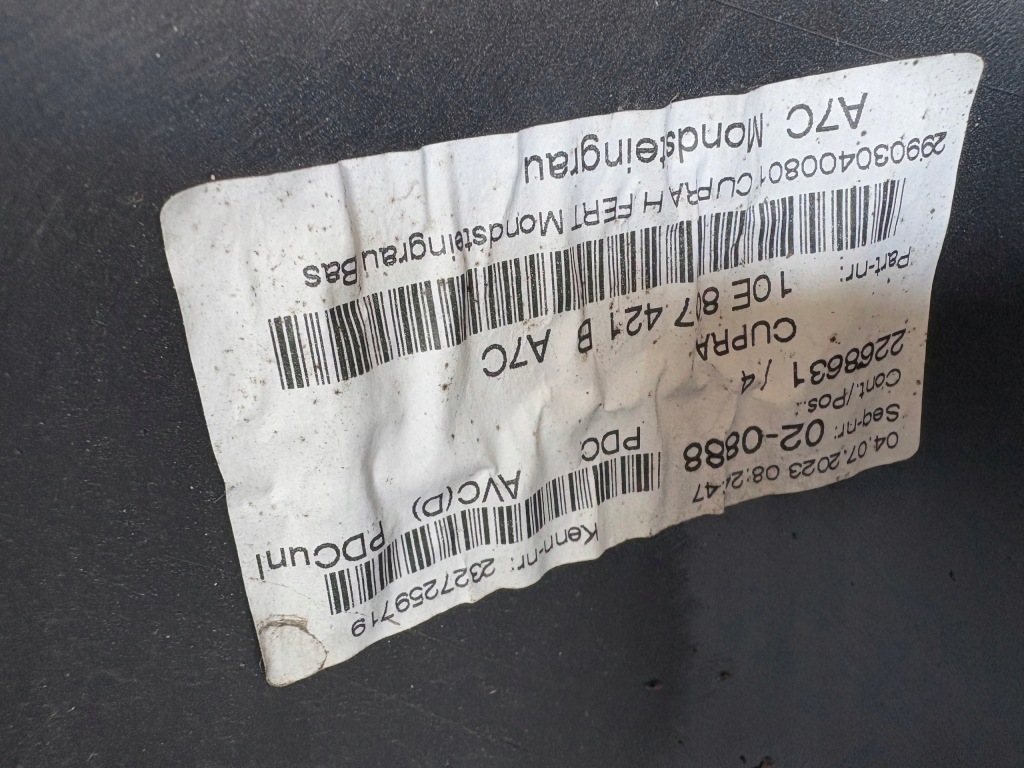 Seat cupra born бампер задний  10e807421b Недорого