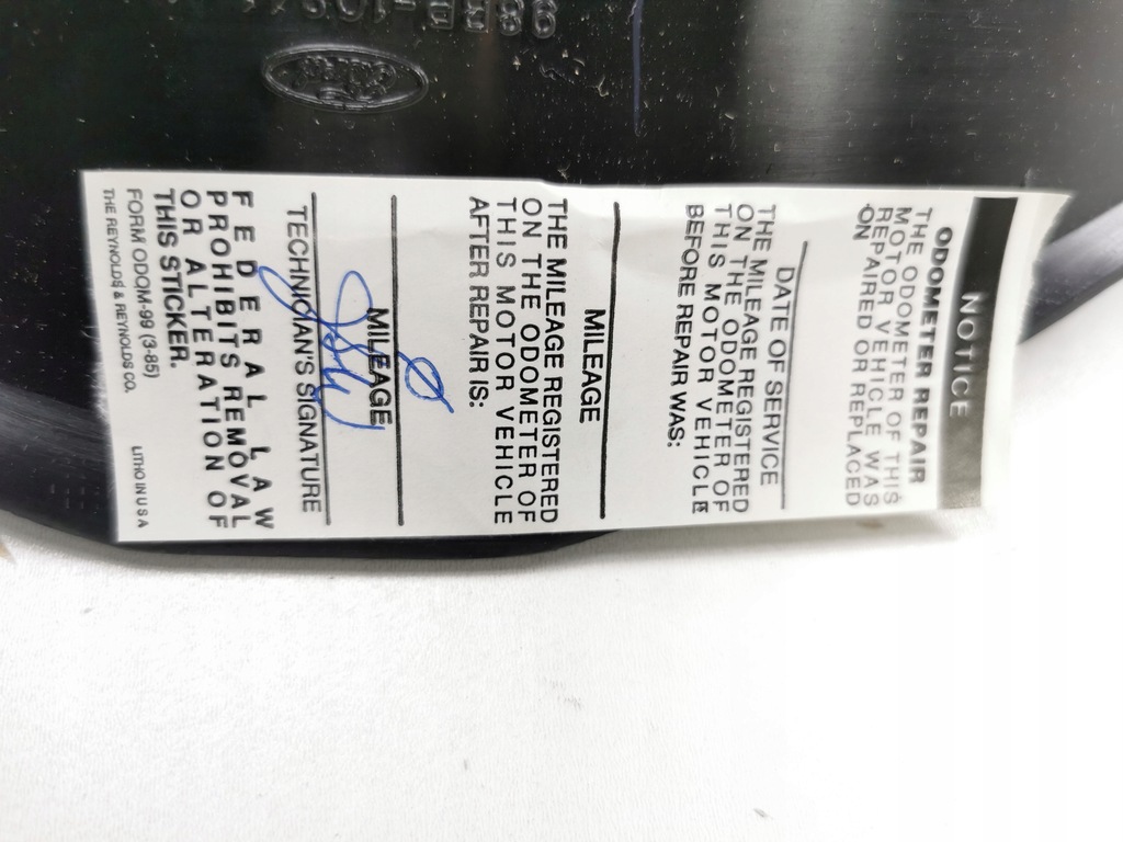 фото №6, Счетчик приборы ford cougar 2.5 1998-2002 оригинальный номер 1074135