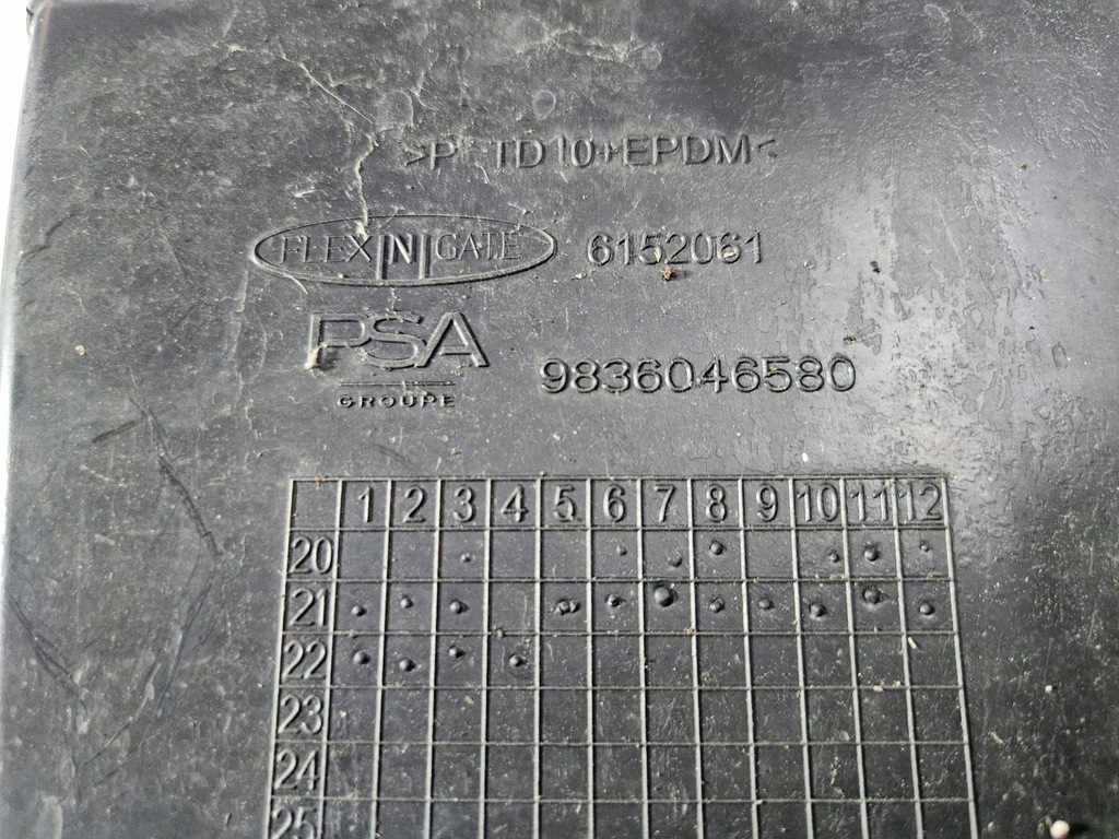 фото №6, Peugeot 308 t10 iii повітропровід повітря ловець 9836046580