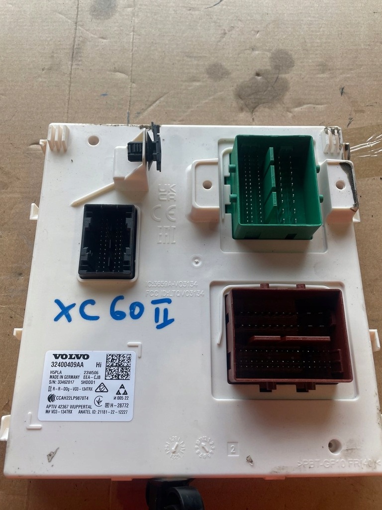 фото №1, Volvo xc60 ii bcm модуль cem 32400409aa