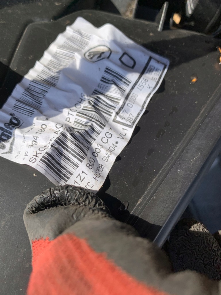 фото №6, Комплектна обігрівач octavia ii 1z1820003cg 100% справна оригінал