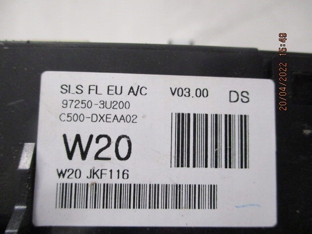 фото №10, Kia sportage iii панель кондиционера 97250-3u200