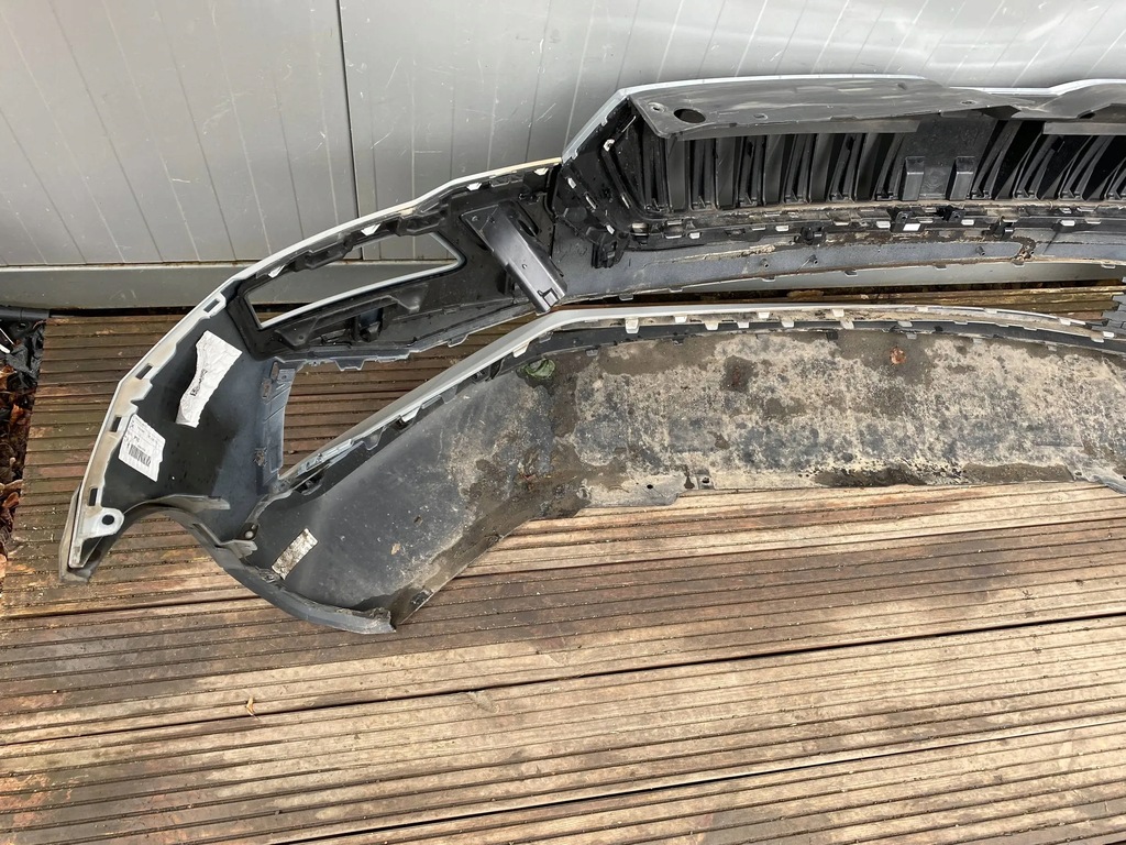 фото №9, Skoda karoq lift 21- бампер решётка радиатора перед lf7a