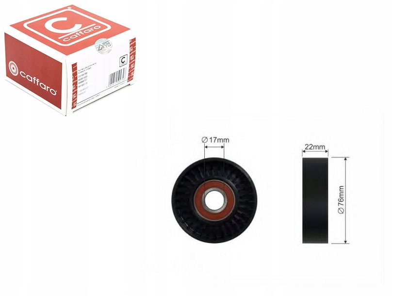 Купити Caffaro ролик ремінь - ремінь клиновий 1662020219 166