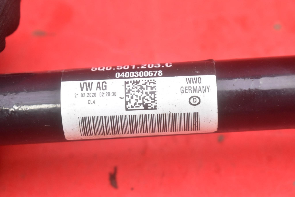 фото №6, Приводной вал левая задняя автоматическая коробка передач 5q0501203c skoda octavia 3 iii rs 2.0 tdi 184 km