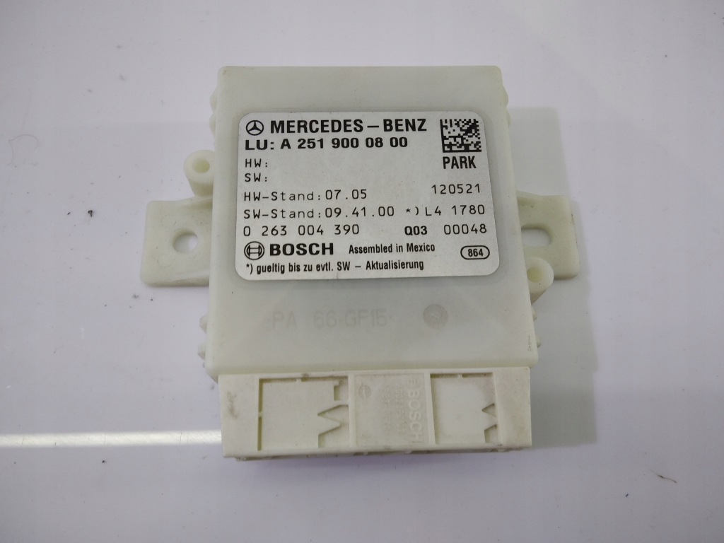 фото №1, Mercedes w251 модуль pdc a2519000800