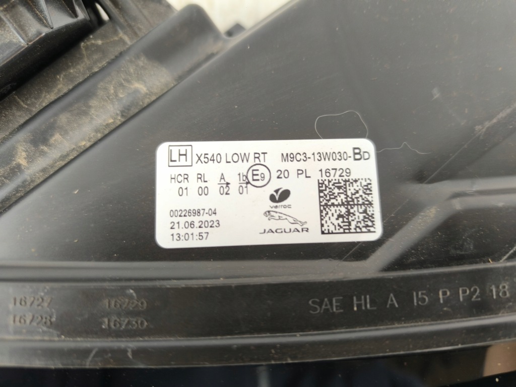 Фара левая full led jaguar e-pace x540 2017-2020 - европа Недорого