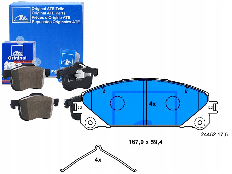 фото №1, Гальмівні колодки гальмівні lexus es nx rx toyota camry highl