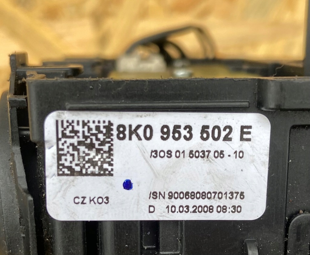 фото №6, Переключатель подрулевой переключатель audi a4 s4 a5 s5 8k0953502e