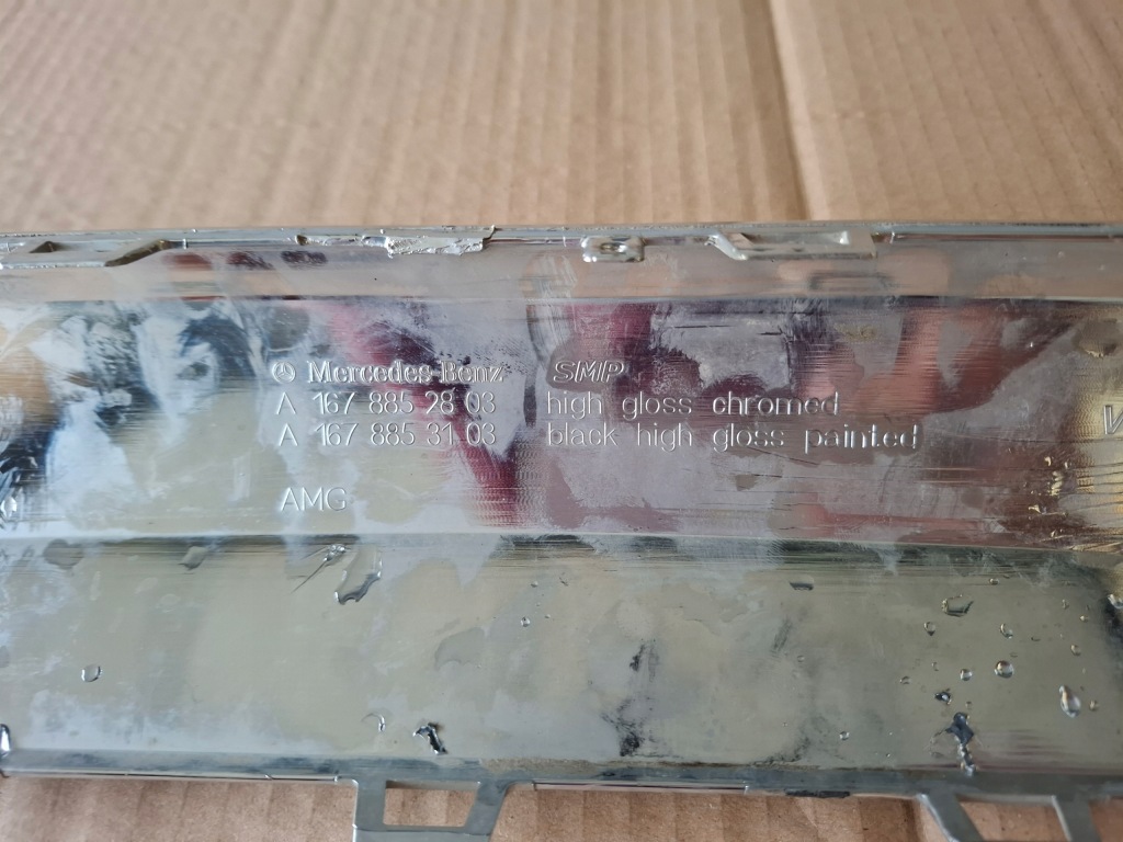 фото №12, Хром бампера задняя mercedes gle w167 167 amg оригинал