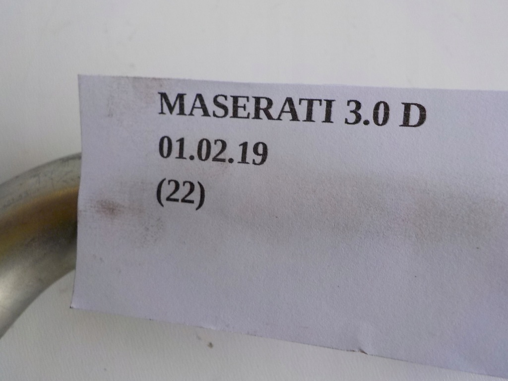 фото №6, Труба трубка шланг egr maserati ghibli 3.0d