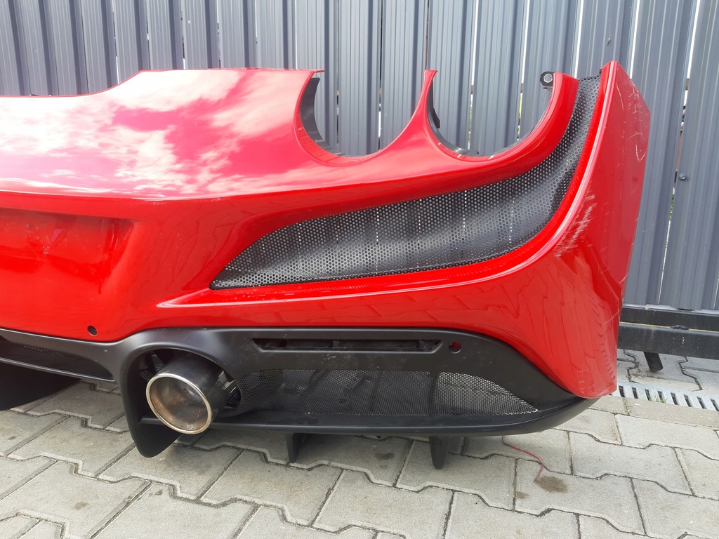 фото №5, Ferrari f8 tributo бампер задняя задний диффузор