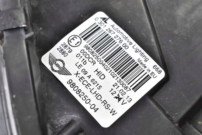 фото №7, Фара правый лампа перед uk 9808250 mini cooper paceman s r61 12-16