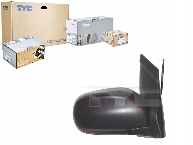 фото №1, Tyc mazda m-pv ii 1999-2006 зеркало lh электрический convex heat