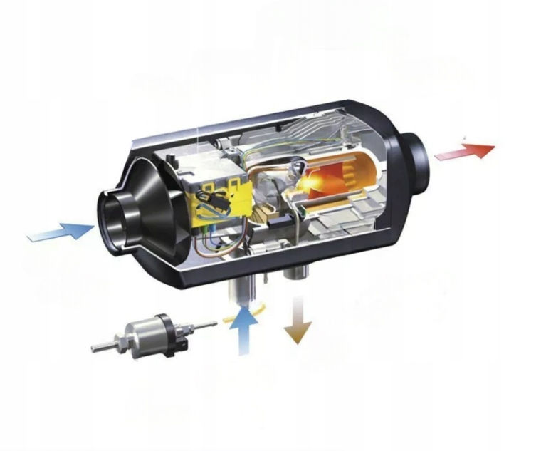 фото №14, Обогреватель стояночный 8kw 12v масляные отопитель дизель воздуходувка +pilot