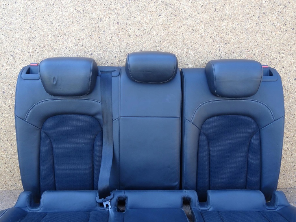 фото №12, Audi q3 8u s-line 11-18 обивка сиденья заднее сиденье кожа материал комплект