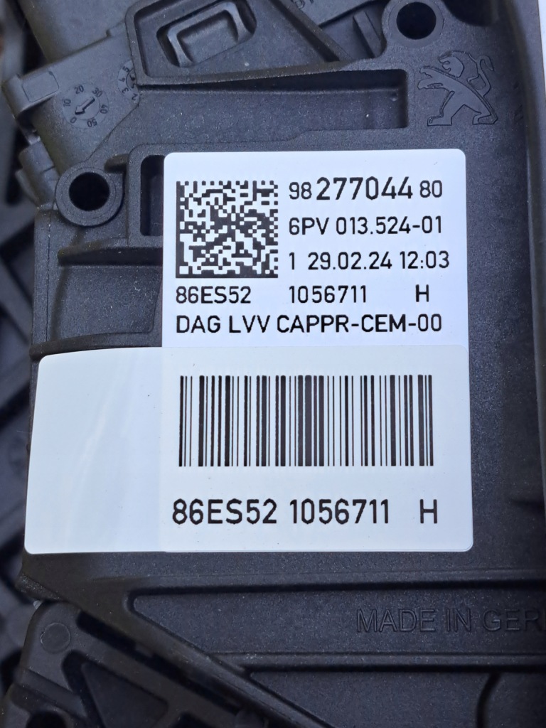 фото №1, Opel corsa f потенциометр газа 9827704480