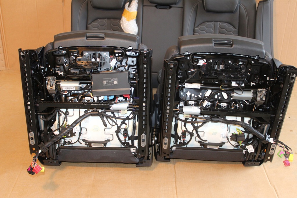 фото №11, Сидіння комплект шкіра audi a4 rs4 8w b9 lift