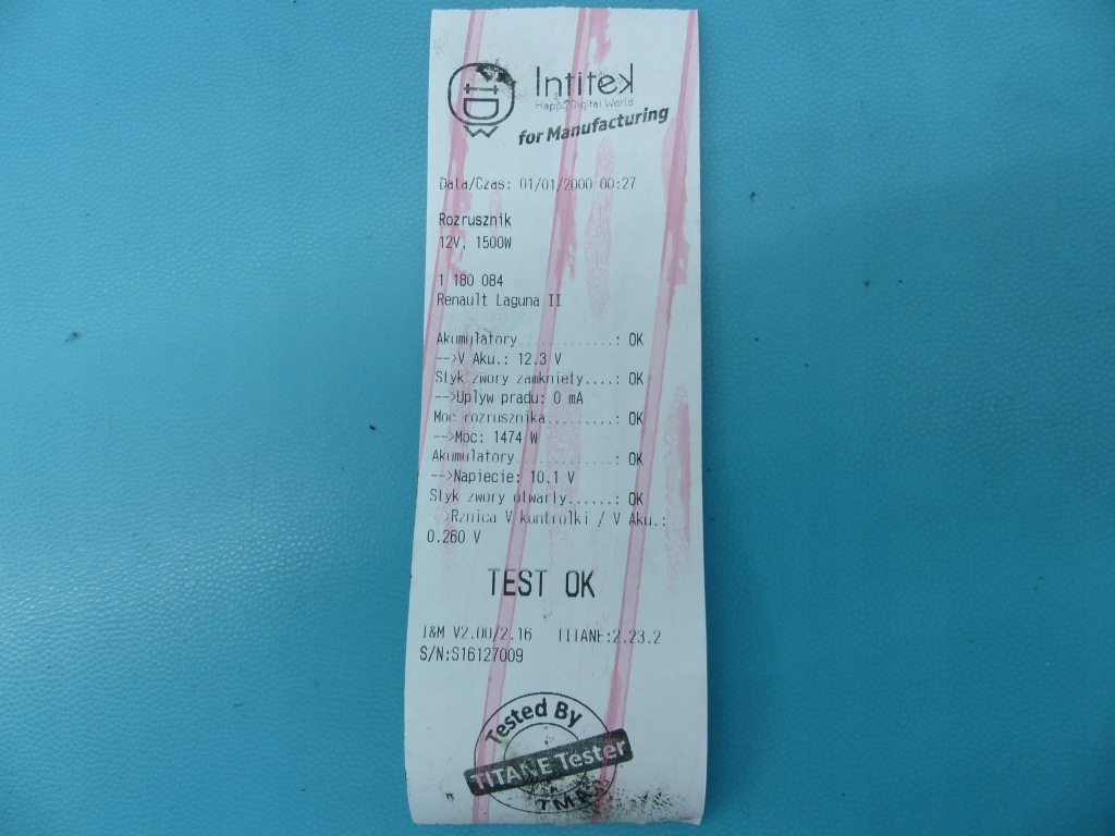 фото №6, Test стартер renault laguna ii d7r49 1.9 dci