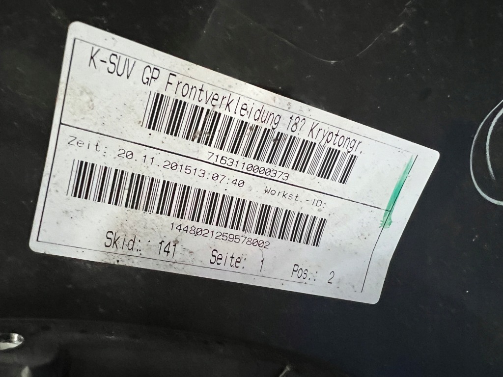 фото №7, Vw tiguan lift 10-14 5n0 бампер передний