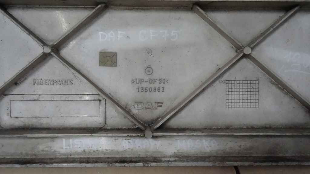 Daf 75cf решітка радіатора молдинг капот Зі Шроту