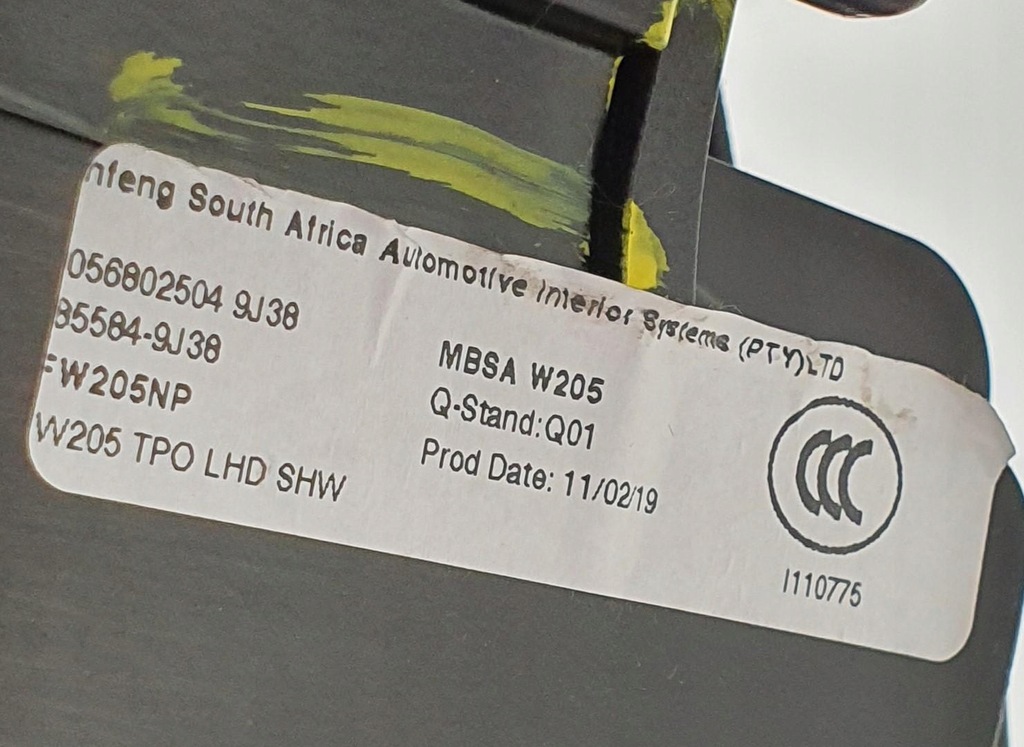 фото №15, Панель приладів приладова консоль mercedes w205 europa