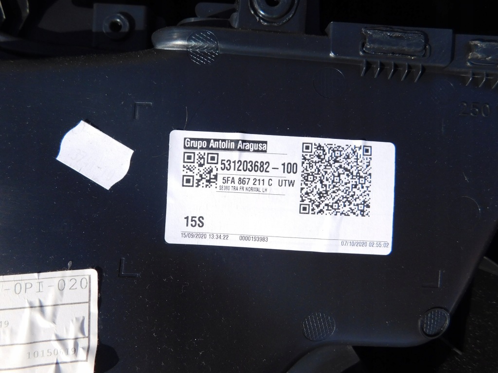 фото №10, Leon iv 5f fr 2020r hb оббивка обшивка двері лівий правий задня шкіра