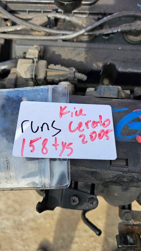 фото №9, Hyundai matrix 1.6 16v 76kw 103km двигатель g4ed