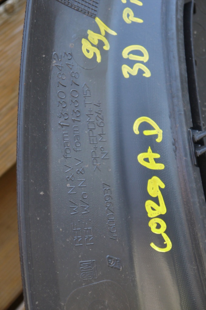 фото №7, Opel corsa d 3d обшивка багажника правый 13307842