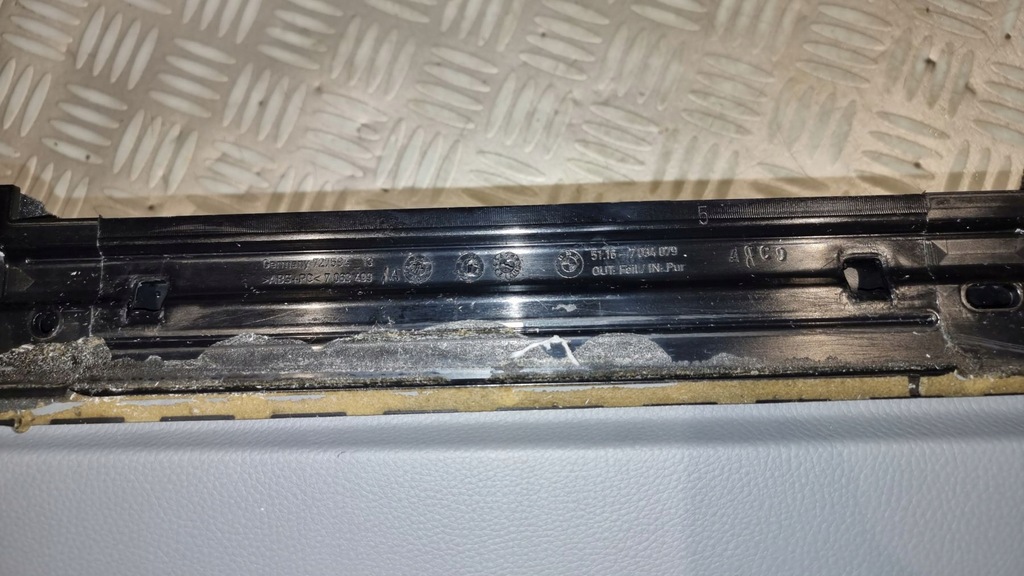 фото №8, Bmw e60 e61 бардачок панели пассажира передняя часть szary grau 7034079 7034081 7063499