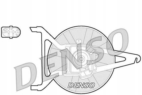 фото №2, Вентилятор радиатора denso 95630076