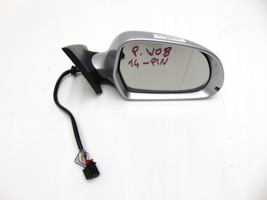 фото №1, Зеркало правое audi a5 8t coupe lx7w 14-pin