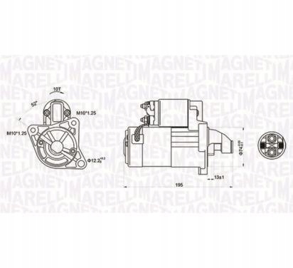 фото №10, Стартер magneti marelli 063721096010
