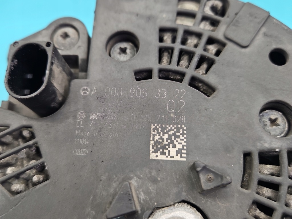 Генератор mercedes w246 0125711028 0009063322 1.8 cdi Недорого