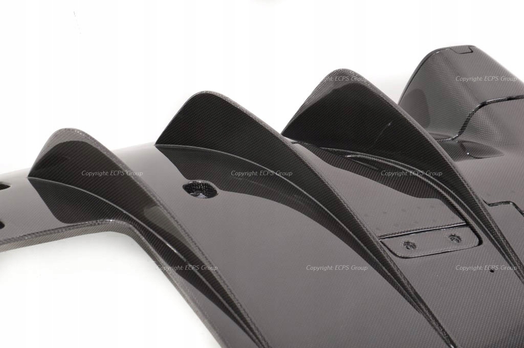 фото №11, Ferrari 488 gtb диффузор бампера задняя