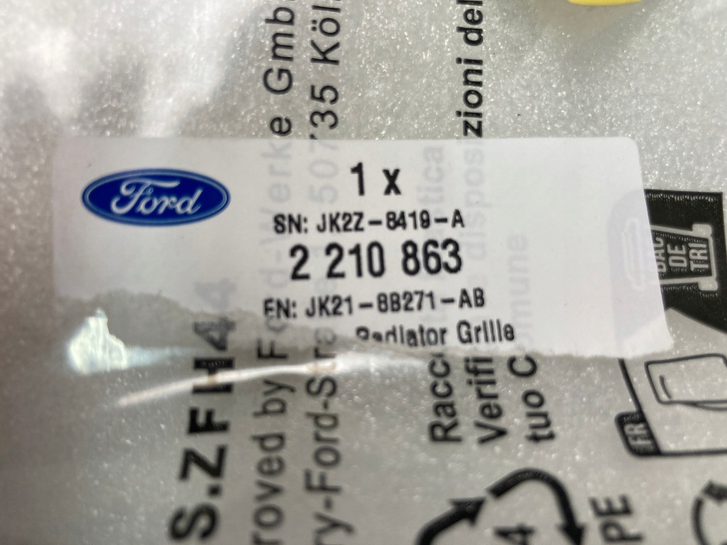 фото №13, Рамка решетка хром ford transit custom