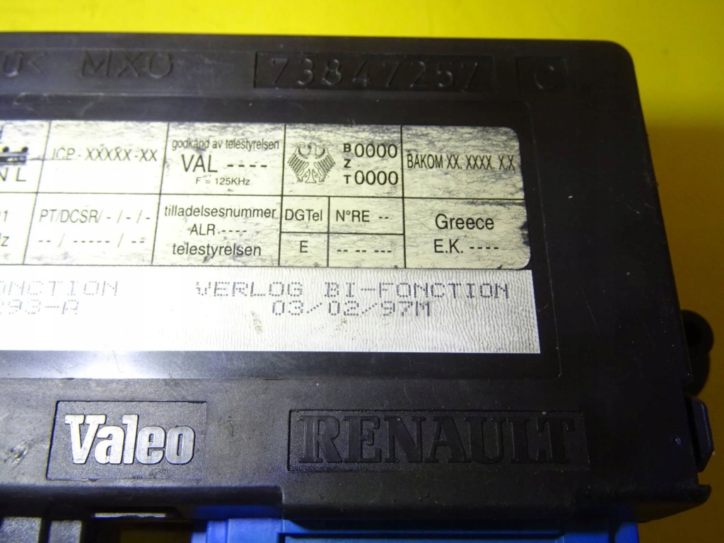 фото №3, Модуль блок керування комфорту renault espace iv 7700416293a nr260