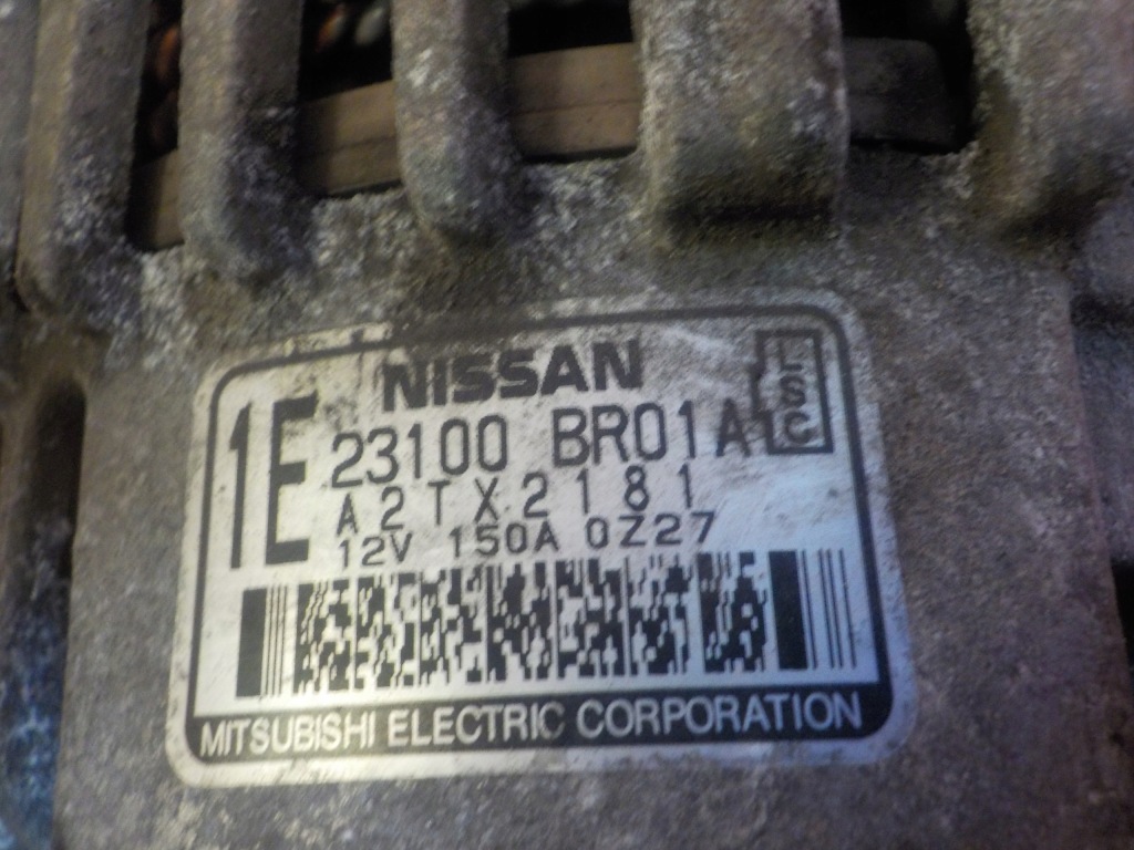 Nissan juke qashqai 1.6 b 16v 11r 177km hr16de генератор 23100br01a в Украине