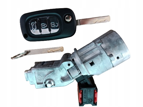 фото №10, Nowa комплектная замок зажигания колодка замка зажигания ключ pod pilot renault modus