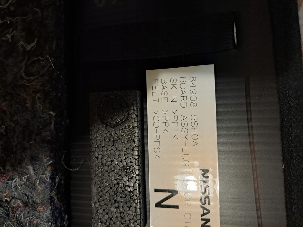 фото №6, Nissan leaf ii пол плита багажника 849085sh0a