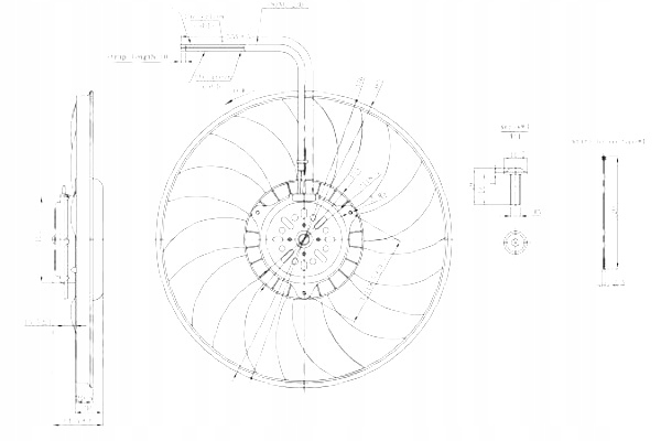 Вентилятор радиатора audi a4 b6 1.6 2.0 fsi 00- Недорого