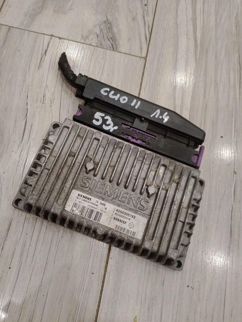 фото №1, Бортовой компьютер блок управления renault clio ii 1.4 8200305783 8200052418