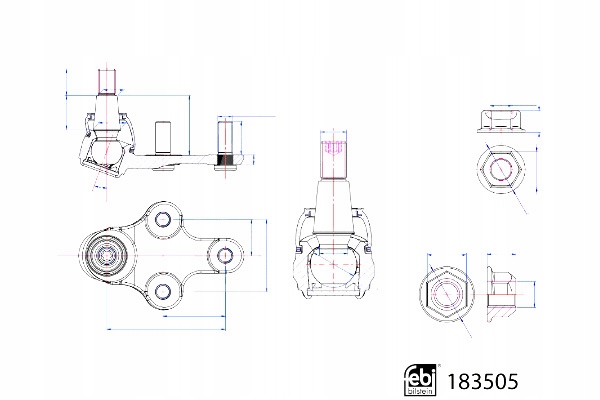 фото №2, Шаровая опора рычага citroen p berlingo opel combo peugeot rifter 1.2 1.5d
