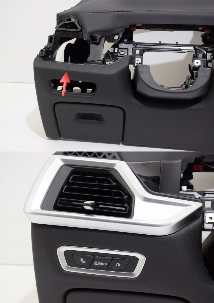 фото №12, Bmw x5 g05 x7 g07 lci lift панель приладів приладова панель  шкіра оригінал