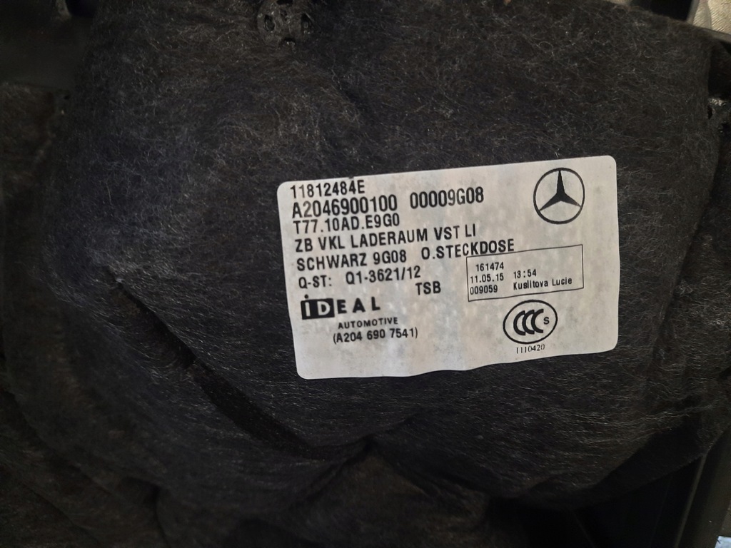 фото №15, Mercedes glk x204 09-15 обшивка багажника лівий правий usa