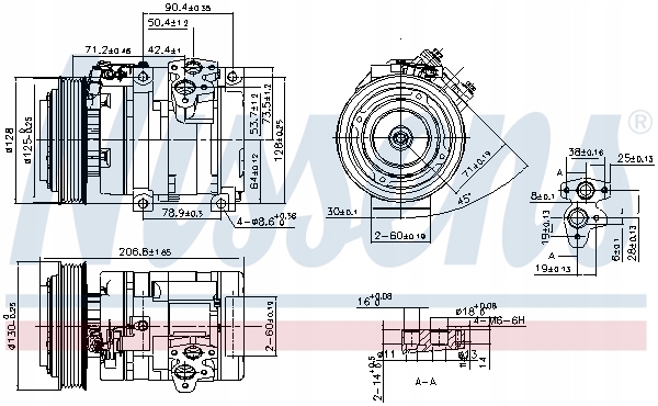 фото №7, Компрессор кондиционера do emgrand ec7-rv 1.5