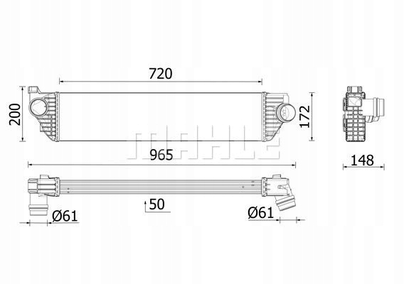 Behr mahle інтеркулер renault master 3 2,3dci 19- Доставка