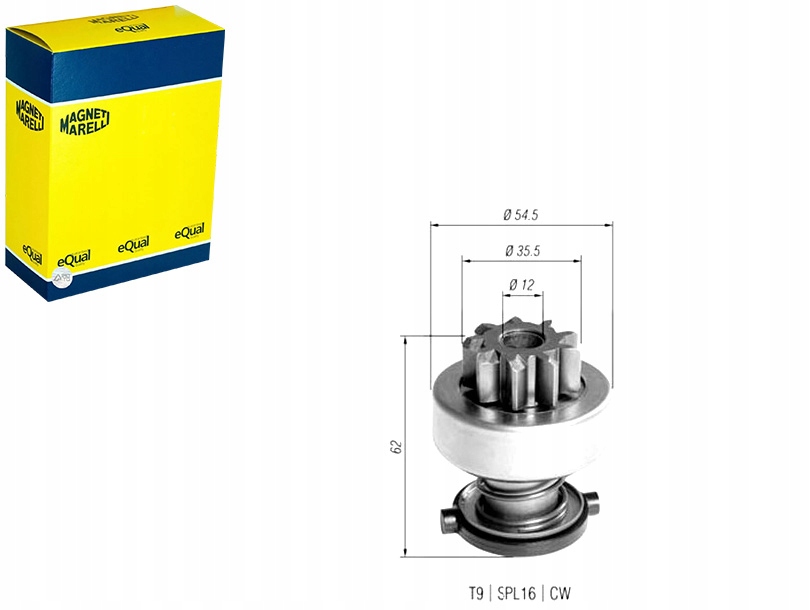 Купить Шестерня, стартер magneti marelli 940113020392
